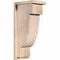 Ekena Millwork Alpine Smooth Corbel w/Backplate, Douglas Fir, 7 1/2"W x 10"D x 22"H COR08X10X22ALP01SDF - alternate 1